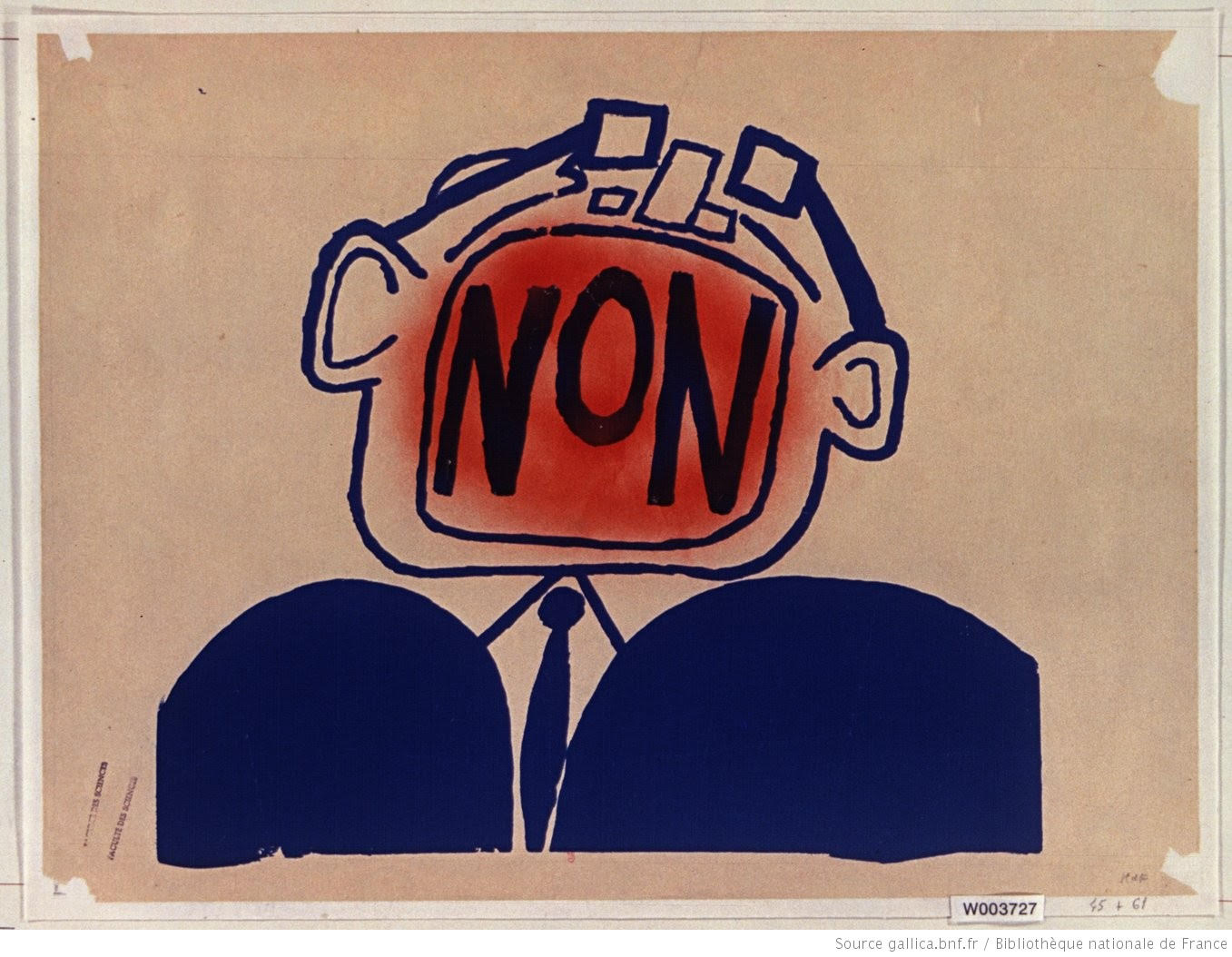 Affiche datant de mai 1968. Source : gallica.bnf.fr / Bibliothèque nationale de France. 